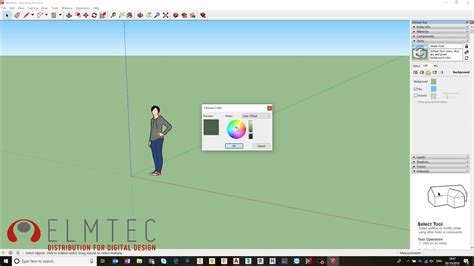 sketchup change background to white.